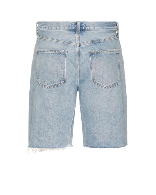 Agolde Blue Anson Shorts for men