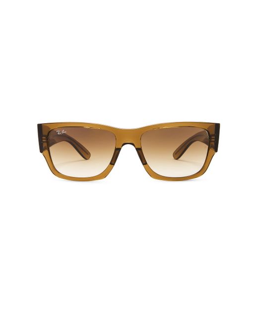 Ray-Ban Brown Carlos Square Sunglasses for men