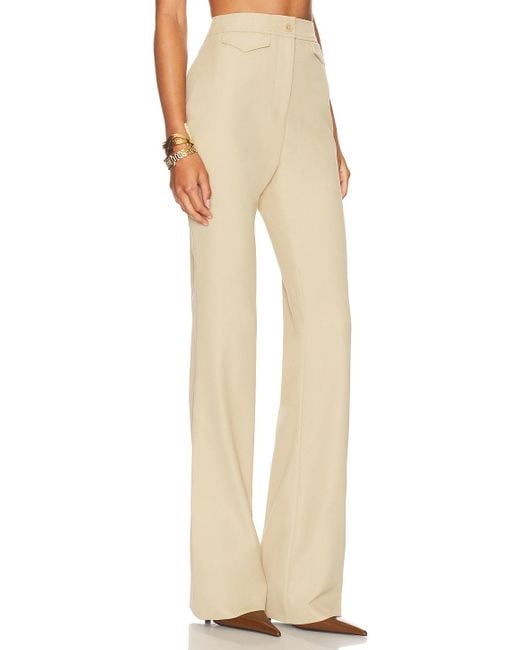 Helsa The Kick Flare Suit Pant in Natural | Lyst Helsa The Kick Flare Suit Pant in Natural | Lyst