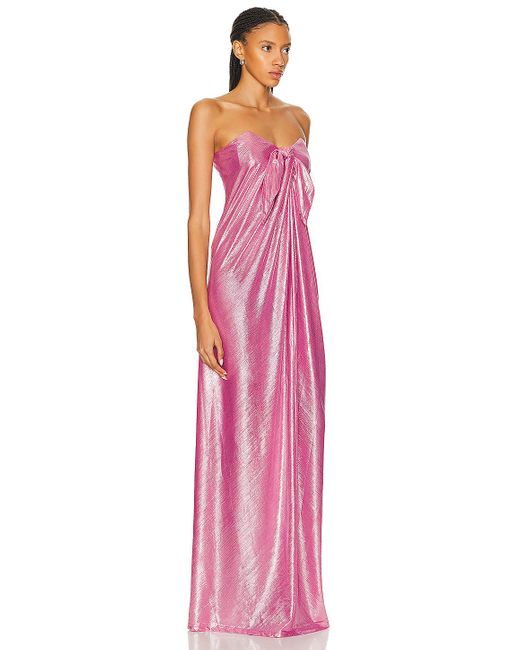Caroline Constas Pink Kaia Dress