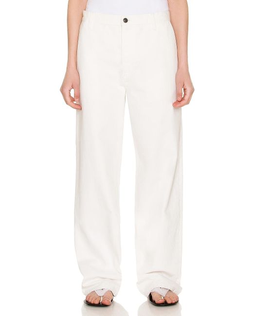 The Row Cotton Louie Jean in White | Lyst