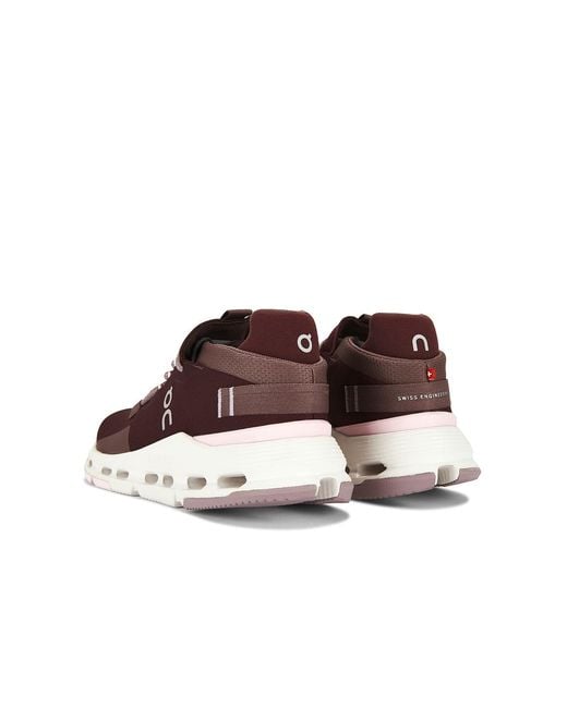 On Shoes Brown Cloudnova 2 Sneaker