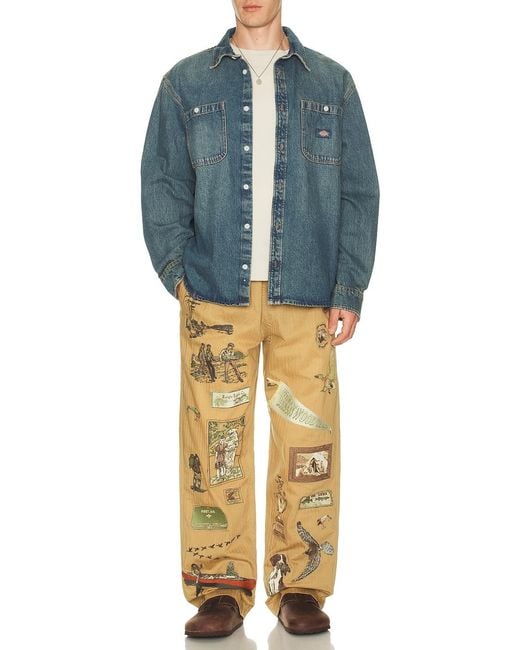 Samuel Zelig Yellow Trail Pant for men