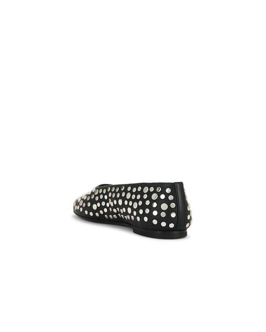 Staud Black Alba Ballet Flat
