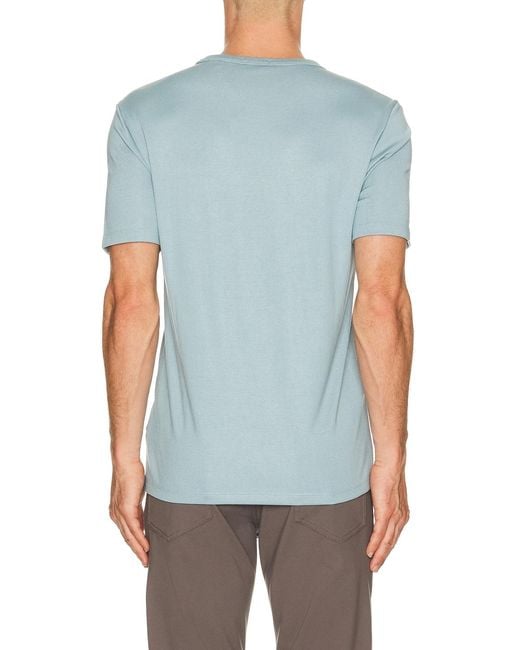 Theory Blue Anemone Milano Essential Tee for men