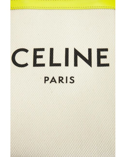 Céline Yellow Mini Vertical Cabas Tote Bag