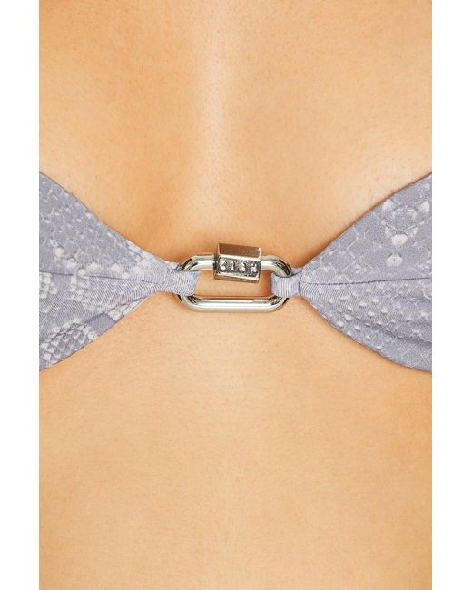 Ziah Multicolor Hardware Bravissimo Bikini Top