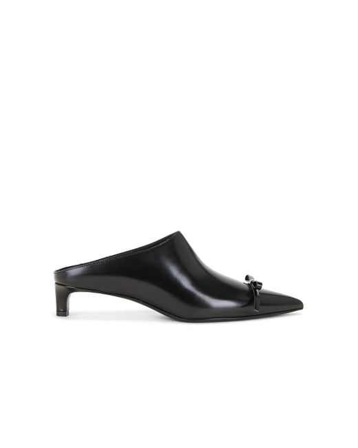 Jil Sander Black Bow Mule