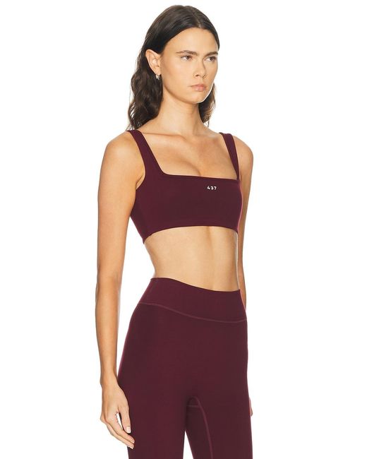 437 Red The Square Bra