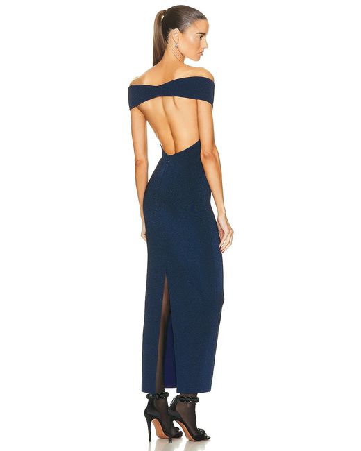 Alaïa Blue Alaïa Df Gown