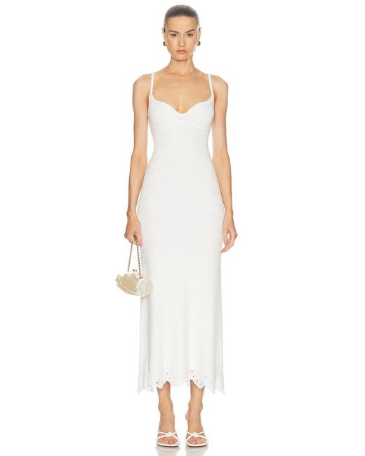 LPA White Ameri Maxi Dress