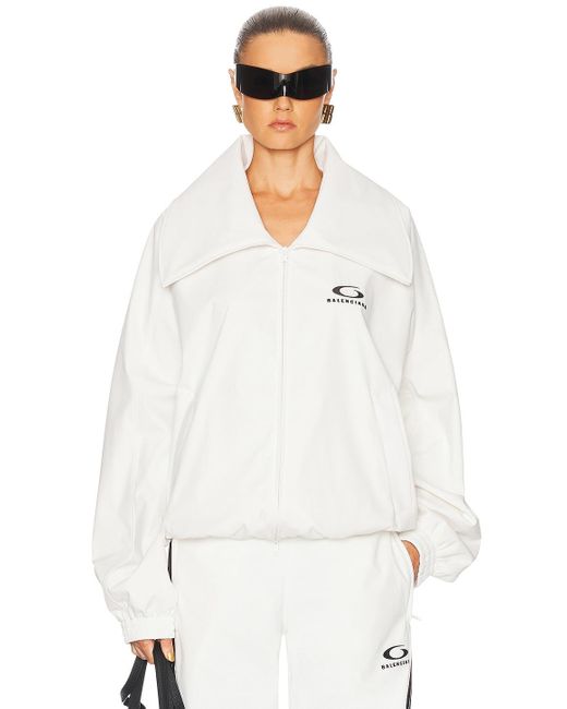 Balenciaga White Tracksuit Jacket