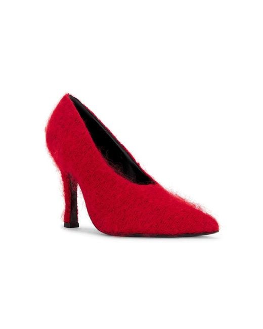 Magda Butrym Red Loom Pump
