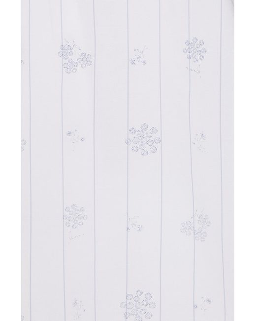 Helsa White Pajama Top