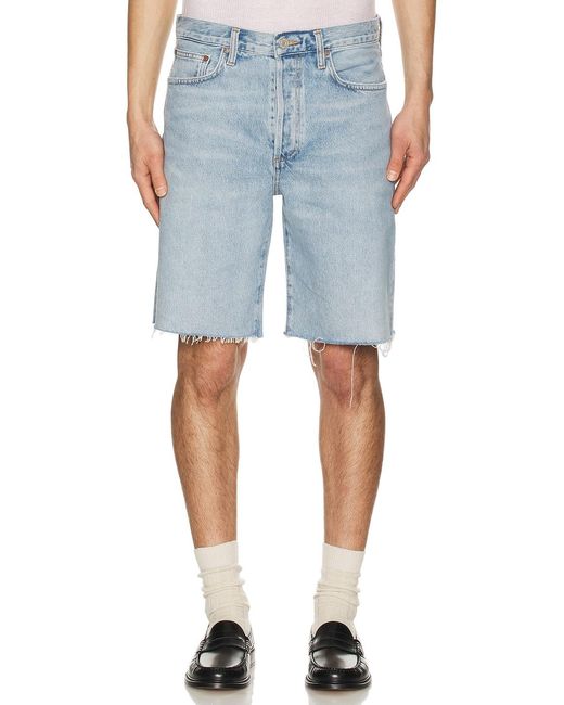 Agolde Blue Anson Shorts for men