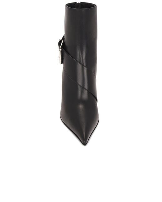 McQueen Black Heeled Ankle Boot