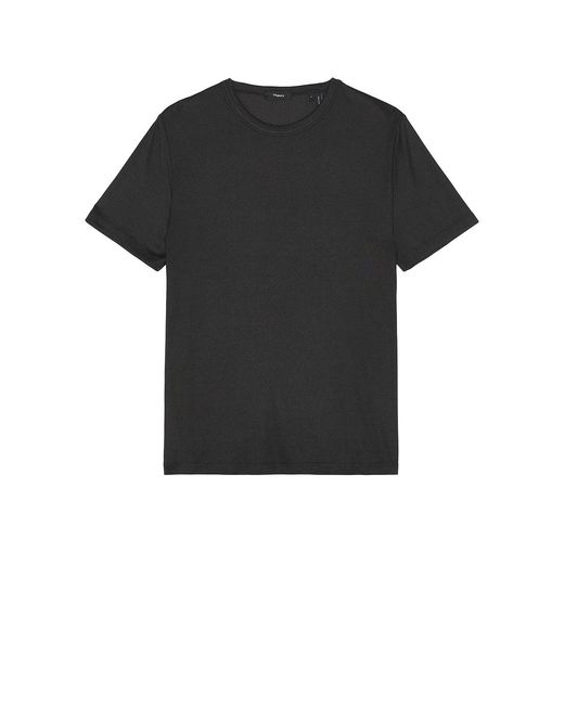 Theory Black Anemone Essential Tee for men