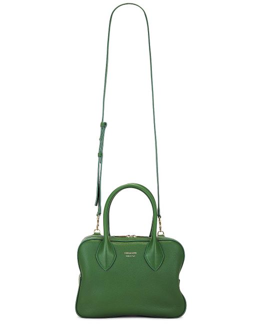 Ferragamo Green Star One Handle Bag