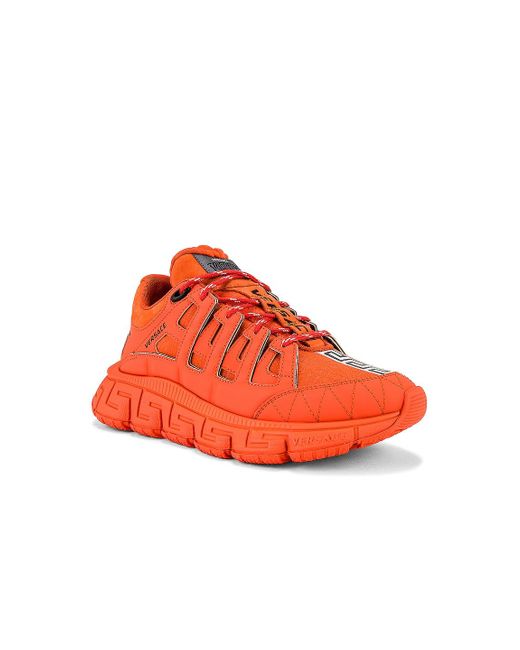 versace orange sneakers