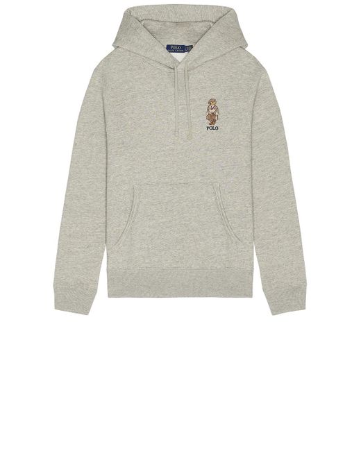 Polo Ralph Lauren White Novelty Heritage Bear Hoodie for men