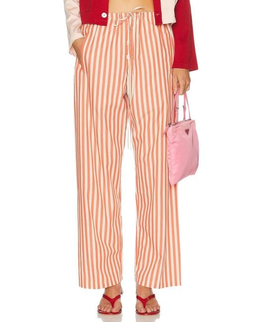Bode Pink Rancho Pajama Pants