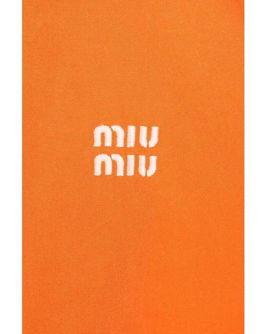 Miu Miu Orange Track Jacket