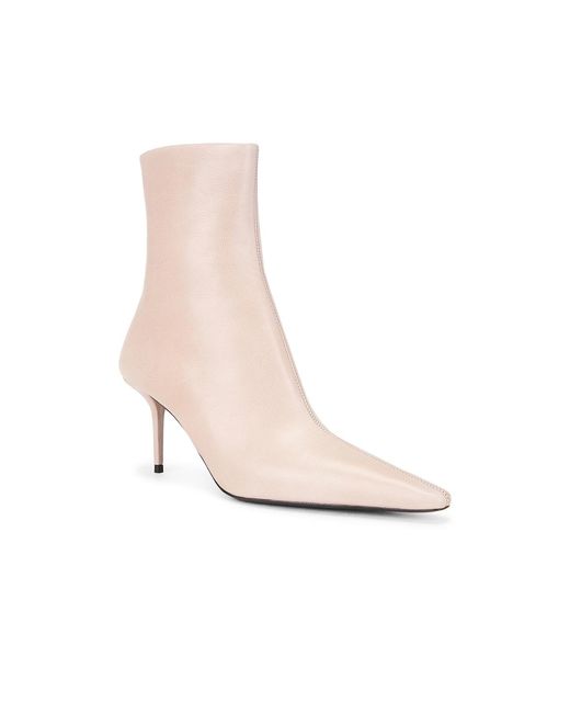 Saint Laurent White Ashley Boot