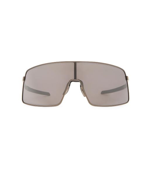Oakley Gray Sutro Ti Shield Sunglasses for men