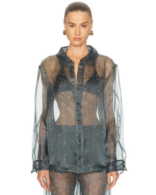 Haikure Gray Maya Top
