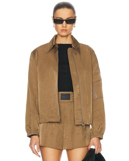 Helmut Lang Brown Ma1 Bomber Jacket