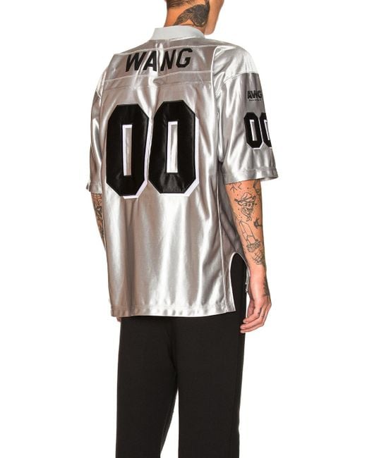 Alexander Wang Metallic Football Jersey for men