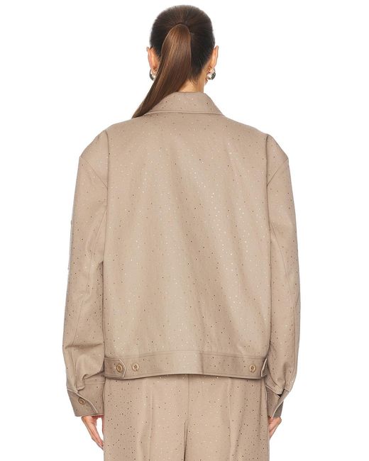 Alexander Wang Natural Boxy Workwear Jacket