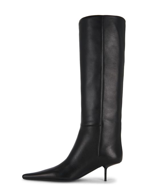 Saint Laurent Black Victoire Boot