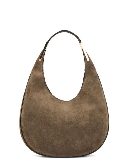 SAVETTE Brown Small Florence Hobo Bag