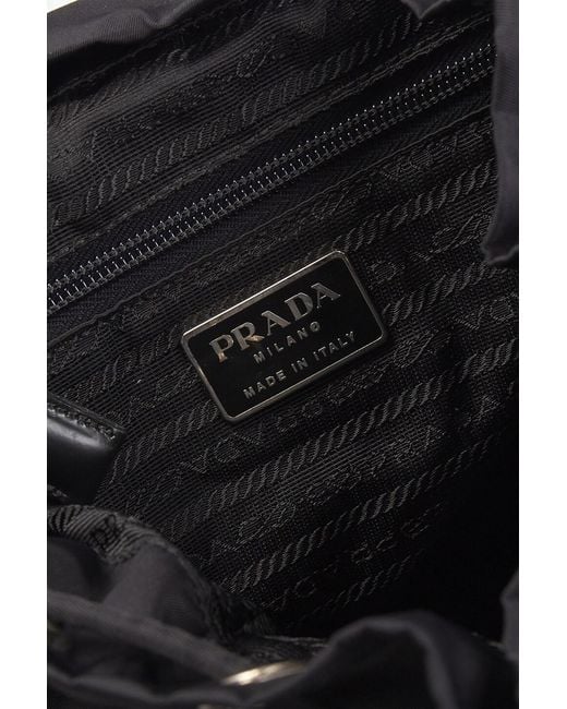 Prada Black Tessuto Backpack