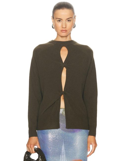 Christopher Esber Green Open Twist Sweater