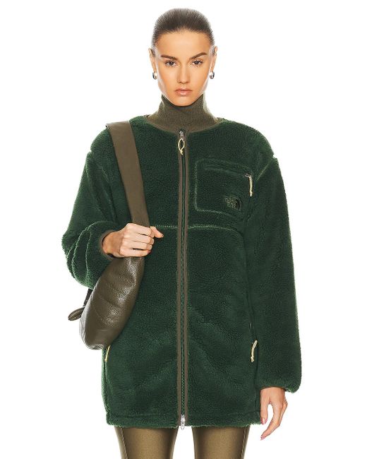 The North Face Green Extreme Pile Coat