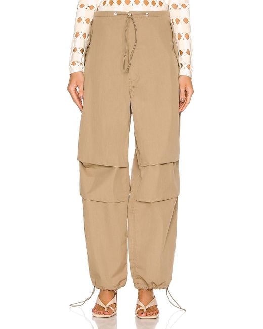 Dion Lee toggle Parachute Pant in Natural | Lyst