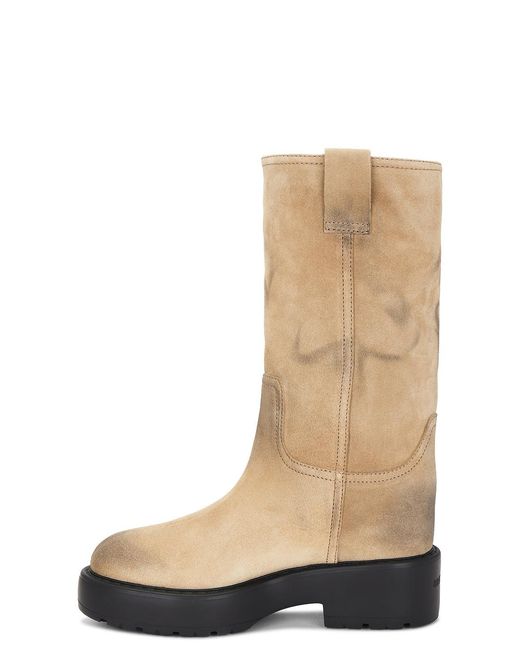 Miu Miu Natural Suede Boot