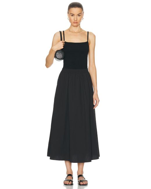 Matteau Black Relaxed Everyday Skirt