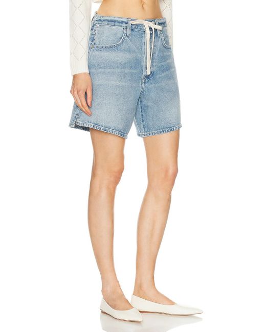 Citizens of Humanity Blue Brynn Drawstring Short