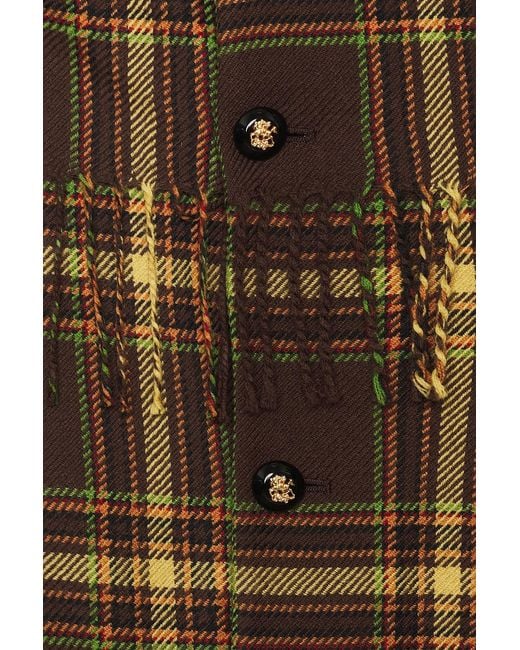 Valentino Brown Caban Jacket for men