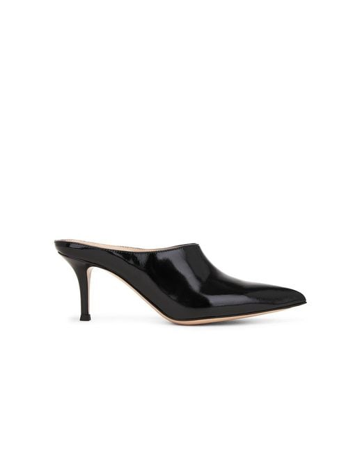 Gianvito Rossi Black Nuit Mule