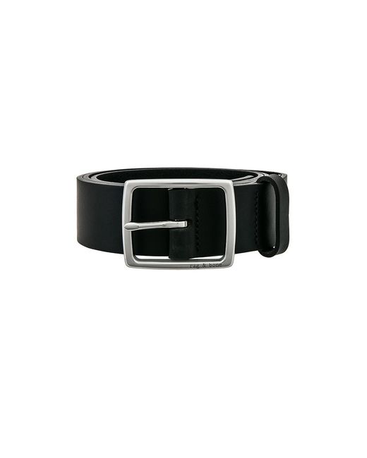 Rag & Bone Black Rugged Belt for men