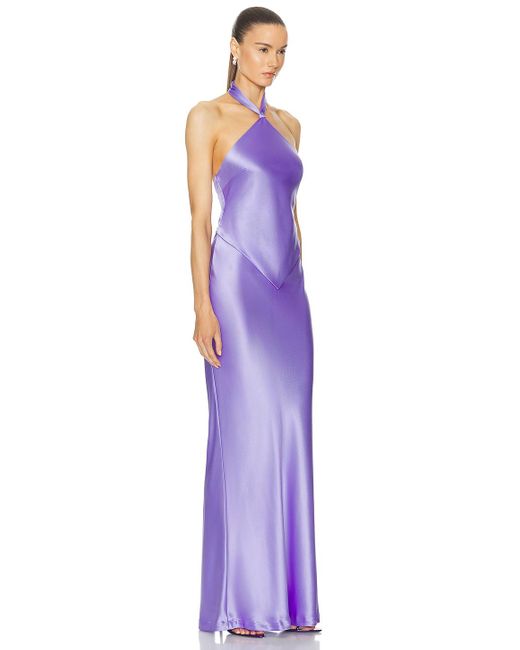 retroféte Purple Ester Dress