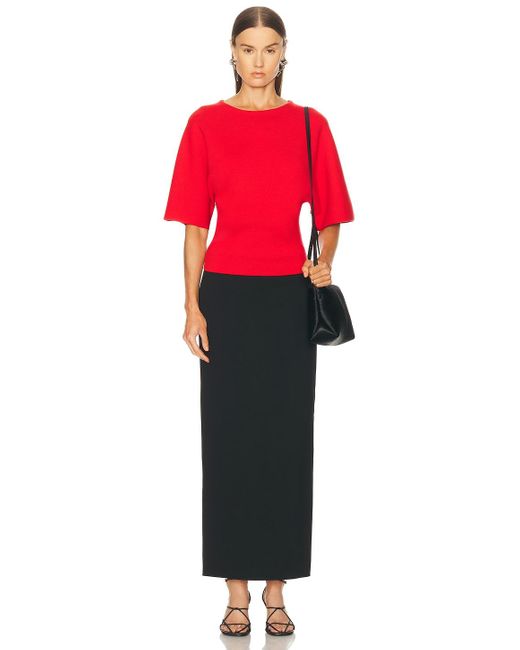 Khaite Red Warren Top
