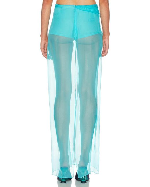 SEV Blue Draped Skirt