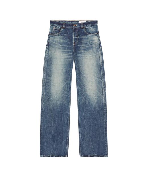 McQueen Blue Relaxed Jean for men