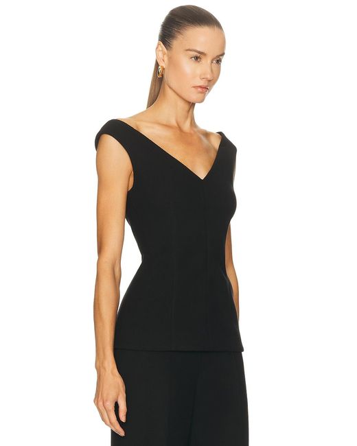 Proenza Schouler Black Mariam Top