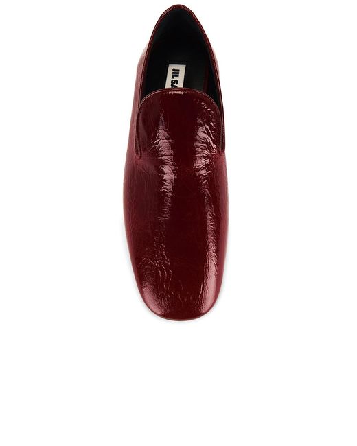 Jil Sander Red Loafer